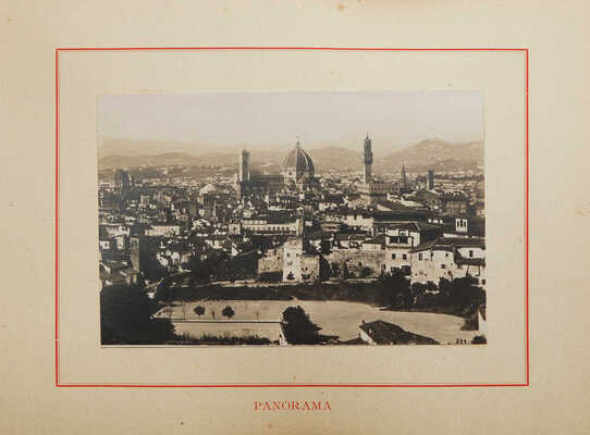 [Осмотр Флоренции. Фотоальбом]. Firenze Vedute. Roma: Uld. Donnini, б. г.